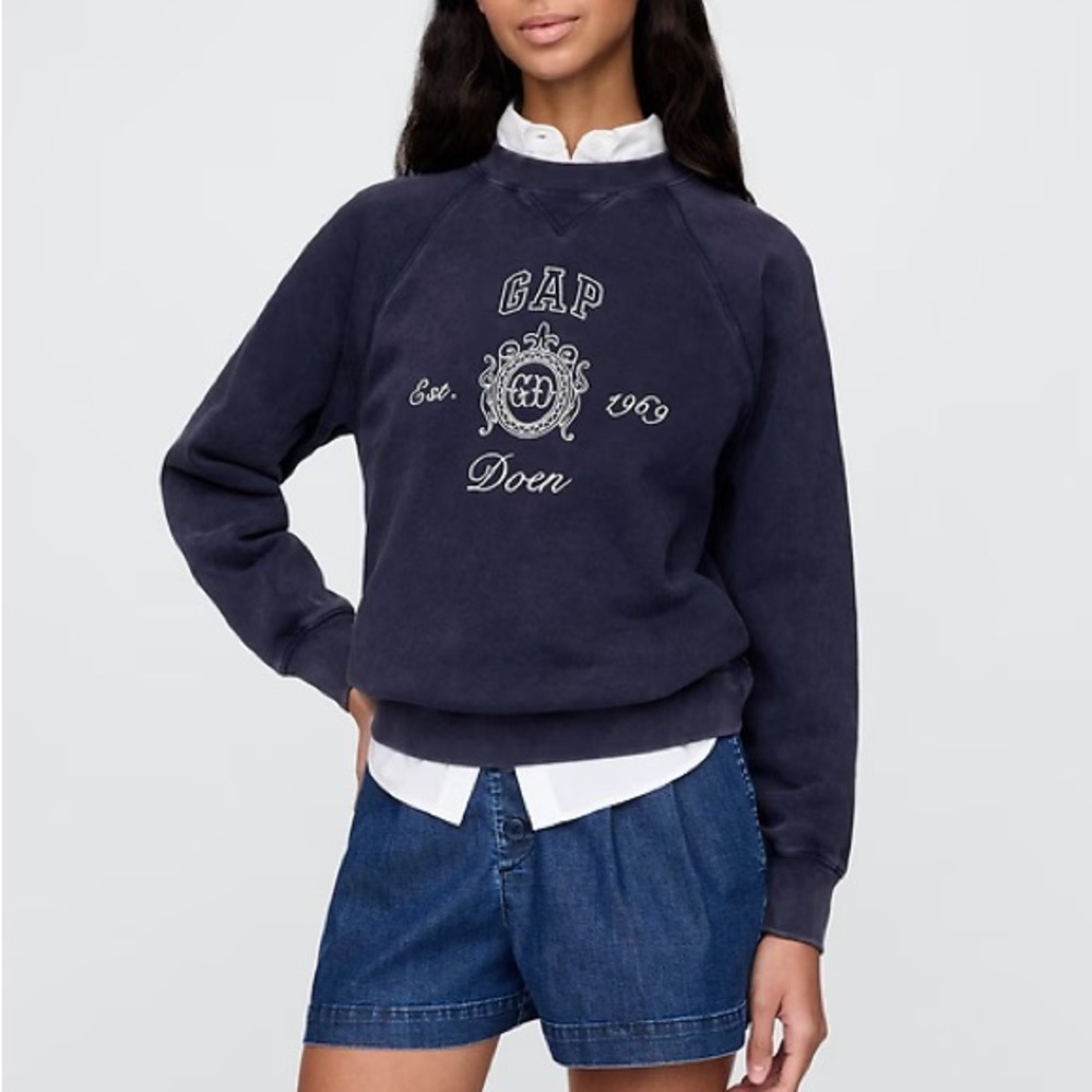 Gap x Doen Crewneck Sweatshirt sz Medium